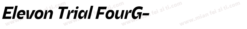 Elevon Trial FourG字体转换